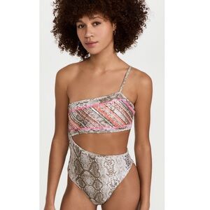 NWT Ramy Brook Printed Cassia One Piece